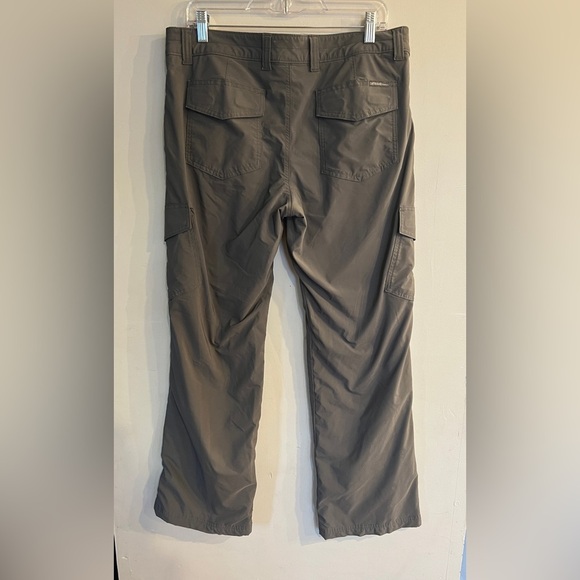 EDDIE BAUER Women’s Dark Gray Fleece Lined Snow Pants Size 12 - Picture 2 of 4